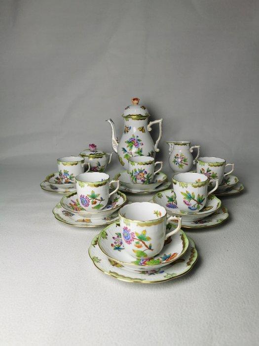 Servizio da caffè Herend Queen Victoria VBOper 6 persone da, Antiek en Kunst, Antiek | Meubels | Tafels