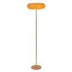 Taupe vloerlamp retro, Sentino, met schakelaar, Huis en Inrichting, Lampen | Vloerlampen, Nieuw, Ophalen of Verzenden, Glas, 150 tot 200 cm