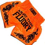 Fluory Muay Thai Kickboks Broek Neon Orange MTSF73, Nieuw, Oranje, Fluory, Ophalen of Verzenden