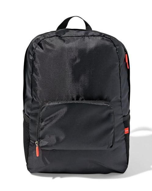 HEMA Opvouwbare rugtas 25x15x35 zwart, Caravans en Kamperen, Kampeeraccessoires, Nieuw, Verzenden