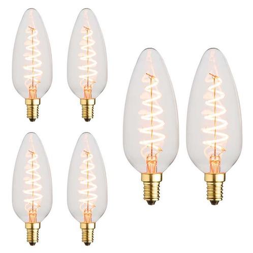 Set van 6 LED XL kaarslampen E14 | 4.5 watt dimbaar | 1800K, Huis en Inrichting, Lampen | Losse lampen, Overige typen, Nieuw, E14 (klein)