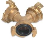 Geka messing 3-weg verdeelkoppeling, Doe-het-zelf en Verbouw, Verzenden, Nieuw