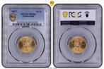 Gouden Wilhelmina 10 gulden 1897 MS66 PCGS vaste parels, Postzegels en Munten, Munten | Nederland, Goud, Losse munt, Verzenden