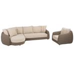 Maxime chaise longue loungeset 3 delig rope terre 4 Seasons, Tuin en Terras, Ophalen of Verzenden, Nieuw