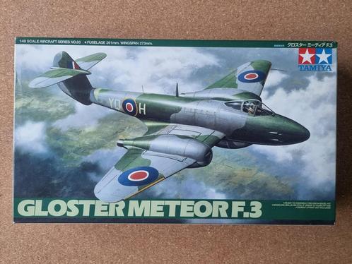 Tamiya 61083 Gloster Meteor F.3 1:48, Hobby en Vrije tijd, Modelbouw | Vliegtuigen en Helikopters, Verzenden