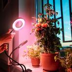 LED Kweeklamp VITARO RING-2 8W - Met Clip, Dimbaar & Time..., Ophalen of Verzenden, Nieuw