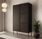 Meubella Dressoir 100 cm zwart | Opbergkast modern, Huis en Inrichting, Kasten | Vitrinekasten, 100 tot 150 cm, Verzenden, Nieuw