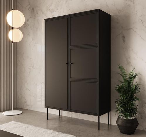 Meubella Dressoir 100 cm zwart | Opbergkast modern, Huis en Inrichting, Kasten | Vitrinekasten, 25 tot 50 cm, Nieuw, 100 tot 150 cm