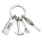 Fako Bijoux® - Sleutelhanger Dad - Gereedschap - Tools -, Verzamelen, Verzenden, Nieuw