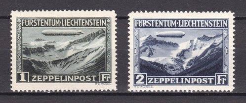 Liechtenstein 1931 - Airmail Graf Zeppelin Airship Journey, Postzegels en Munten, Postzegels | Europa | België