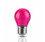E27 filament lamp - Prikkabel LED lamp - 2W - Roze, Ophalen of Verzenden, Nieuw
