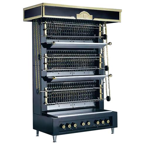 GGM Gastro | UBERT | Vlammenwand grill - 60kW - met 8 |, Witgoed en Apparatuur, Grillplaten, Verzenden