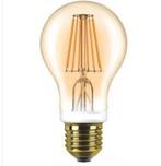 LED Bulb - Filament - Dimbaar - E27 - A60 | Amber(goud) lic, Huis en Inrichting, Ophalen of Verzenden, Nieuw