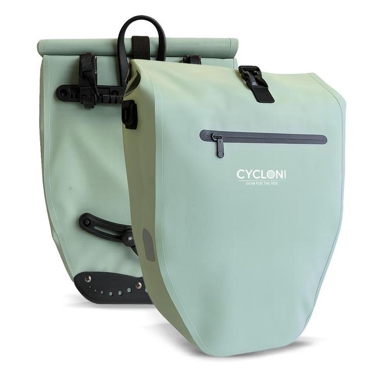 Cycloni Ridge Luxe Fietstas 28 Liter in de kleur mintgroen, Fietsen en Brommers, Fietsaccessoires | Fietstassen, Nieuw, Ophalen of Verzenden