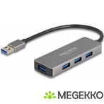 Delock 63171 4-poorts USB 5 Gbps hub met USB, Verzenden, Nieuw, DeLock