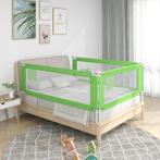 vidaXL Bedhekje peuter 120x25 cm stof groen, Verzenden, Nieuw