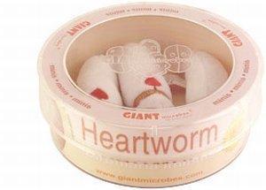 Giant Microbes Petri schaal Heartworm (Hartworm), Verzamelen, Speelgoed, Verzenden