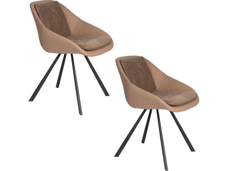 Dutchbone Wakefield - Eetkamerstoelen - Comfortabele kuip, Huis en Inrichting, Overige Huis en Inrichting, Nieuw, Verzenden