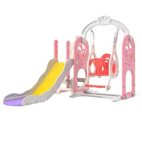 6-in-1 Peuterspeelset met Glijbaan, Schommel en Basketbalrin, Kinderen en Baby's, Kinderkamer | Overige Meubels, Nieuw, Verzenden