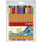 Fineliner STABILO point 88/30 fijn assorti etui à 30 stuks, Ophalen of Verzenden, Nieuw