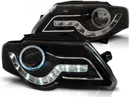Koplampen VW Passat 3C 05 Devel eyes DRL look zwart, Auto-onderdelen, Overige Auto-onderdelen, Ophalen of Verzenden