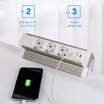 Stekkerdoos met USB - Verlengsnoer - Verlengkabel - 1,8M - Z, Verzenden, Nieuw