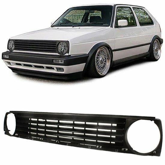 Zwarte Gril Zonder Embleem Volkswagen Golf 2 RL063, Auto-onderdelen, Carrosserie en Plaatwerk, Nieuw, Volkswagen, Voor