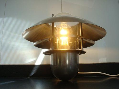 Nordlux - Wandlamp - Typ 2462 - Roestvrij Staal, Glas en, Antiek en Kunst, Antiek | Lampen