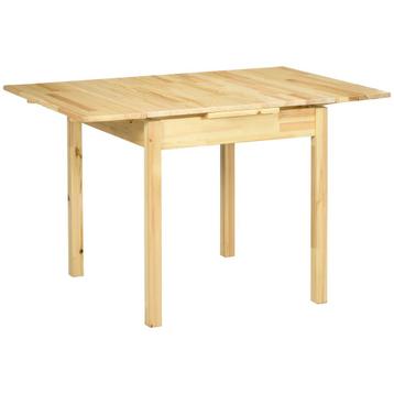 TRUUSK Uitbreidbare Klaptafel 2-4 Personen Houten Tafel Natu beschikbaar voor biedingen