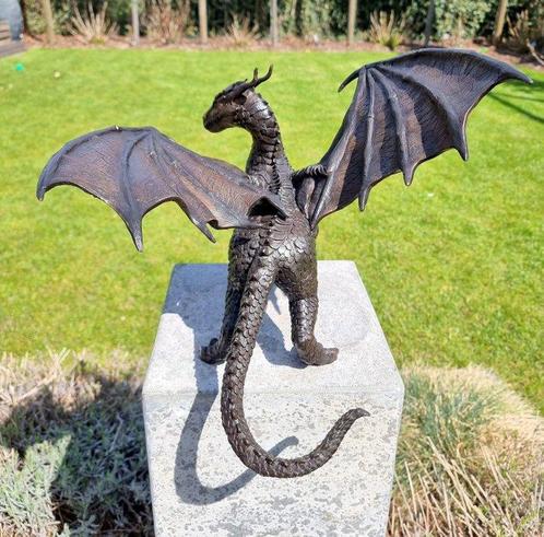 Beeldje - Dragon - Brons, Antiek en Kunst, Curiosa en Brocante