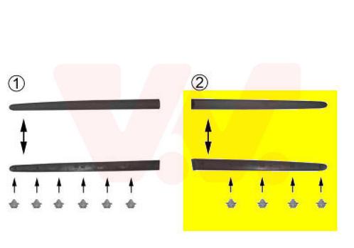 DEURBEKLEDING VOOR PEUGEOT 206 2_ 1998-2009 8546E7, Auto diversen, Auto-accessoires, Nieuw, Ophalen of Verzenden