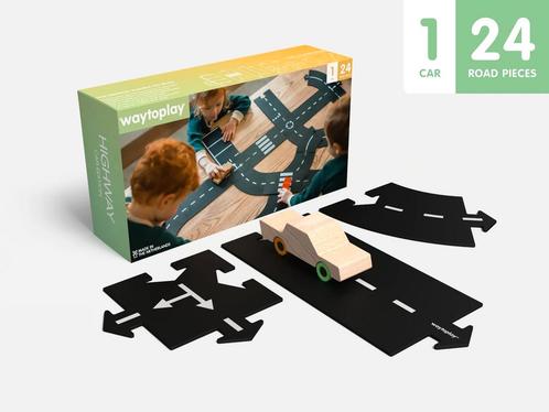 Waytoplay - Highway Car Edition (24-delig) met auto, Kinderen en Baby's, Speelgoed | Overig