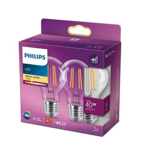 Philips Led Classic 40W A60 E27 Cl, Huis en Inrichting, Lampen | Hanglampen, Nieuw, Ophalen of Verzenden