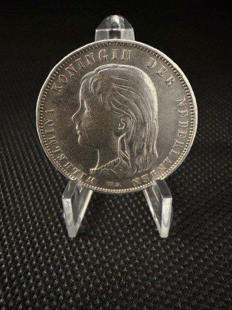 Nederland. Wilhelmina. 1 Gulden 1896, Postzegels en Munten, Munten | Nederland