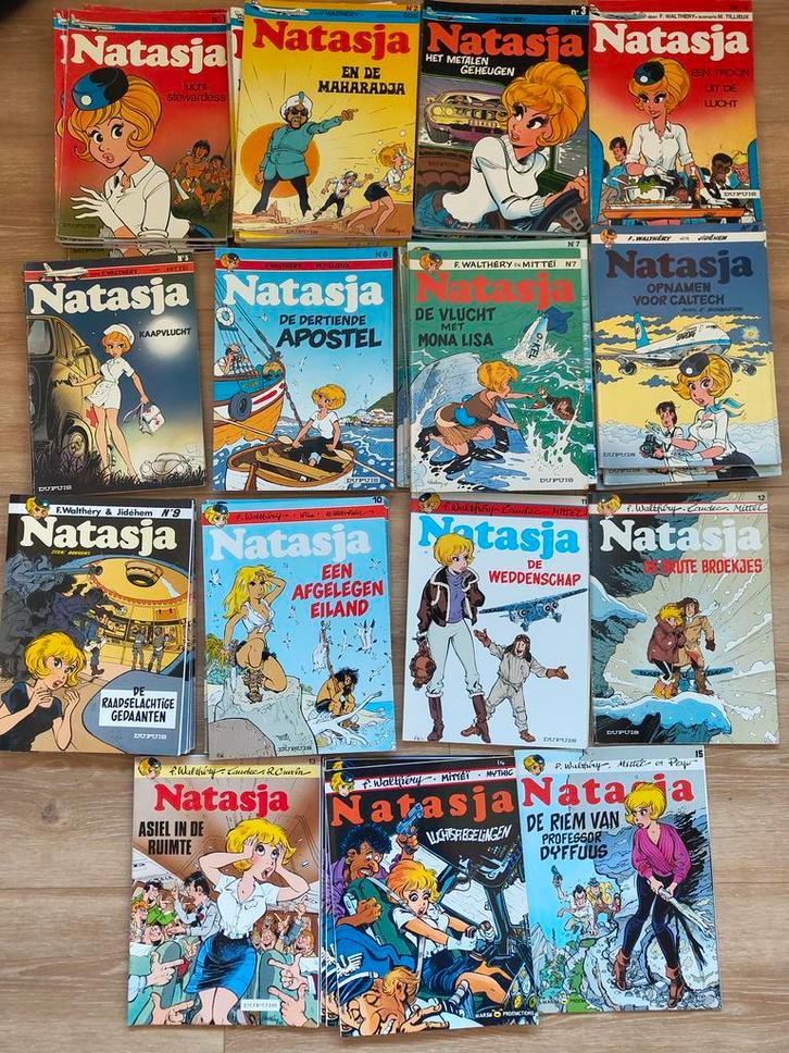Natasja strips - Natasja stripboeken door F. Walthéry kopen, Boeken, Stripboeken, Gelezen, Complete serie of reeks, Verzenden