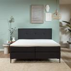 *WOONWINKEL* Luxe Boxspring 180x200 Antraciet, Verzenden, Nieuw, Grijs