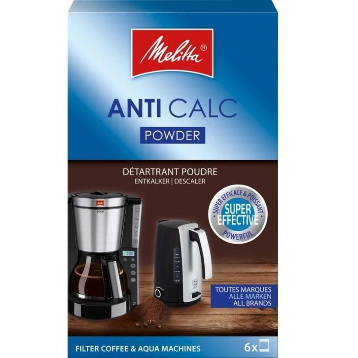 Melitta Ontkalker AntiCalc 6 x 20 Gram 6552749, Witgoed en Apparatuur, Koffiemachine-accessoires, Verzenden