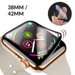 Apple Watch 38MM / 42MM 3D Flexibel Plexiglas Screenprotecto, Ophalen of Verzenden, Nieuw