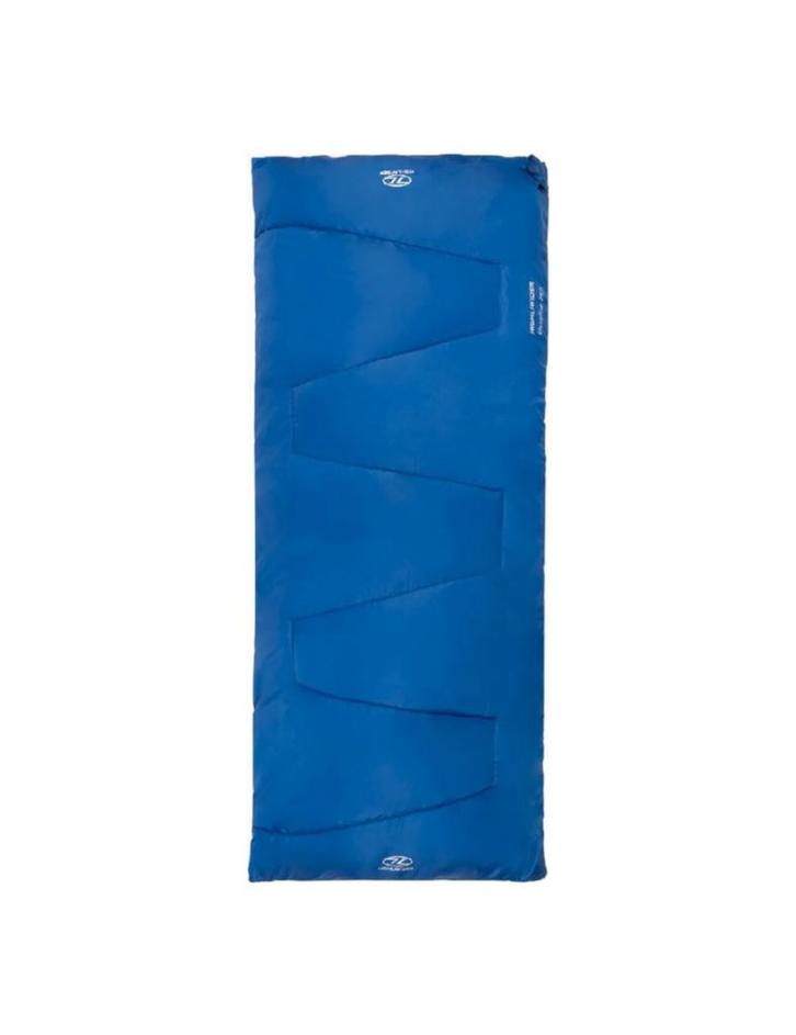 Highlander slaapzak dekenmodel Sleepline 250 5°C - Blauw, Caravans en Kamperen, Slaapzakken, Zo goed als nieuw, Verzenden