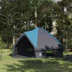 vidaXL Teepee Tent met dak Blauw en Grijs 490 x 410 x 210 cm, Verzenden, Nieuw