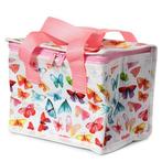 Koeltas/Lunchtas Gerecycled - Vlinders - Wit met gekleurde v, Ophalen of Verzenden, Nieuw, Roze