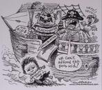 Pentekening Amerika - Blackwater en Halliburton (Tekeningen), Verzenden