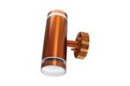 Integral wandlamp koper IP65 Up&Down voor 2x GU10 LED lam..., Ophalen of Verzenden, Nieuw
