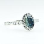 Ring Platina - 1.71ct. tw. Saffier - Diamant - Geen warmte, Nieuw