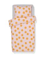 HEMA Dekbedovertrek 140x200/220cm zacht katoen stippen roze, Verzenden, Nieuw