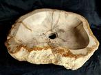 Waskom - Versteend hout - wastafel, Antiek en Kunst, Curiosa en Brocante
