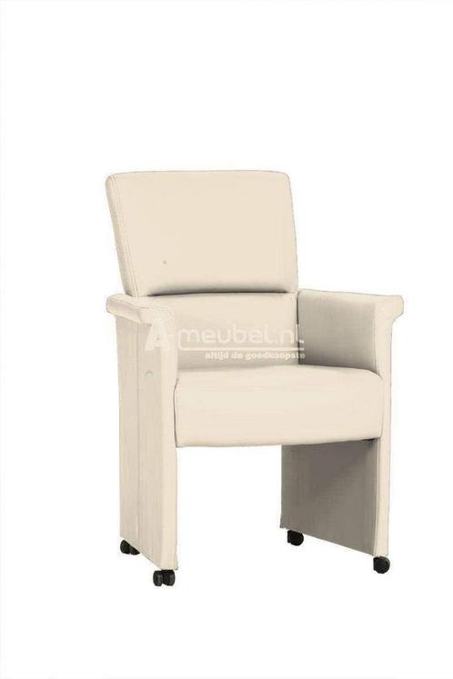 Eetkamerstoel Yfke - eetkamerstoelen - Creme, Huis en Inrichting, Stoelen, Nieuw, Stof