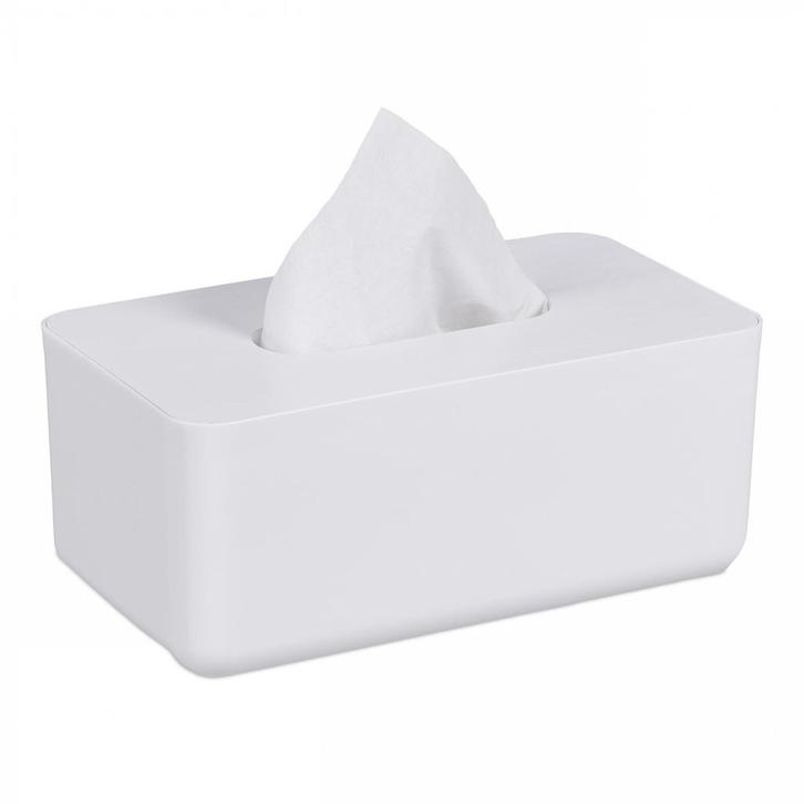 Relaxdays tissuebox, modern rechthoekig, HxBxD: ca. 10x23x13, Huis en Inrichting, Overige Huis en Inrichting, Verzenden