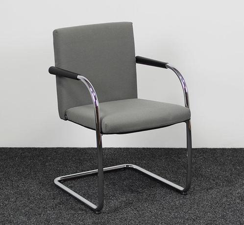 Vitra Visasoft Vergaderstoel Grijs, Huis en Inrichting, Stoelen, Grijs, Gebruikt, Ophalen of Verzenden