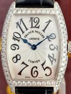 Franck Muller - 18K Cintrée Curvex Diamonds - Full set -, Sieraden, Tassen en Uiterlijk, Horloges | Heren, Nieuw
